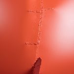 Jesse Pollock. <em>Stinger</em>, 2019. Welded steel, polyurethane paint, 80 x 56 x 51 inches (203.2 x 142.2 x 129.5 cm) Detail