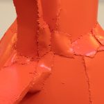 Jesse Pollock. <em>Stinger</em>, 2019. Welded steel, polyurethane paint, 80 x 56 x 51 inches (203.2 x 142.2 x 129.5 cm) Detail