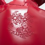 Jesse Pollock. <em>Cherry Wine</em>, 2019. Welded steel, polyurethane paint, 80 x 48 x 48 inches (203.2 x 121.9 x 121.9 cm)  Detail