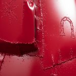 Jesse Pollock. <em>Cherry Wine</em>, 2019. Welded steel, polyurethane paint, 80 x 48 x 48 inches (203.2 x 121.9 x 121.9 cm)  Detail