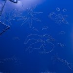 Jesse Pollock.<em>Lucky</em>, 2019. Welded steel, polyurethane paint, 86 x 42 x 42 inches (218.4 x 106.7 x 106.7 cm) Detail