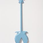 Jesse Pollock. <em>Dyster</em>, 2019. Welded steel, polyurethane paint, 64 1/2 x 17 x 3 inches (163.8 x 43.2 x 7.6 cm)