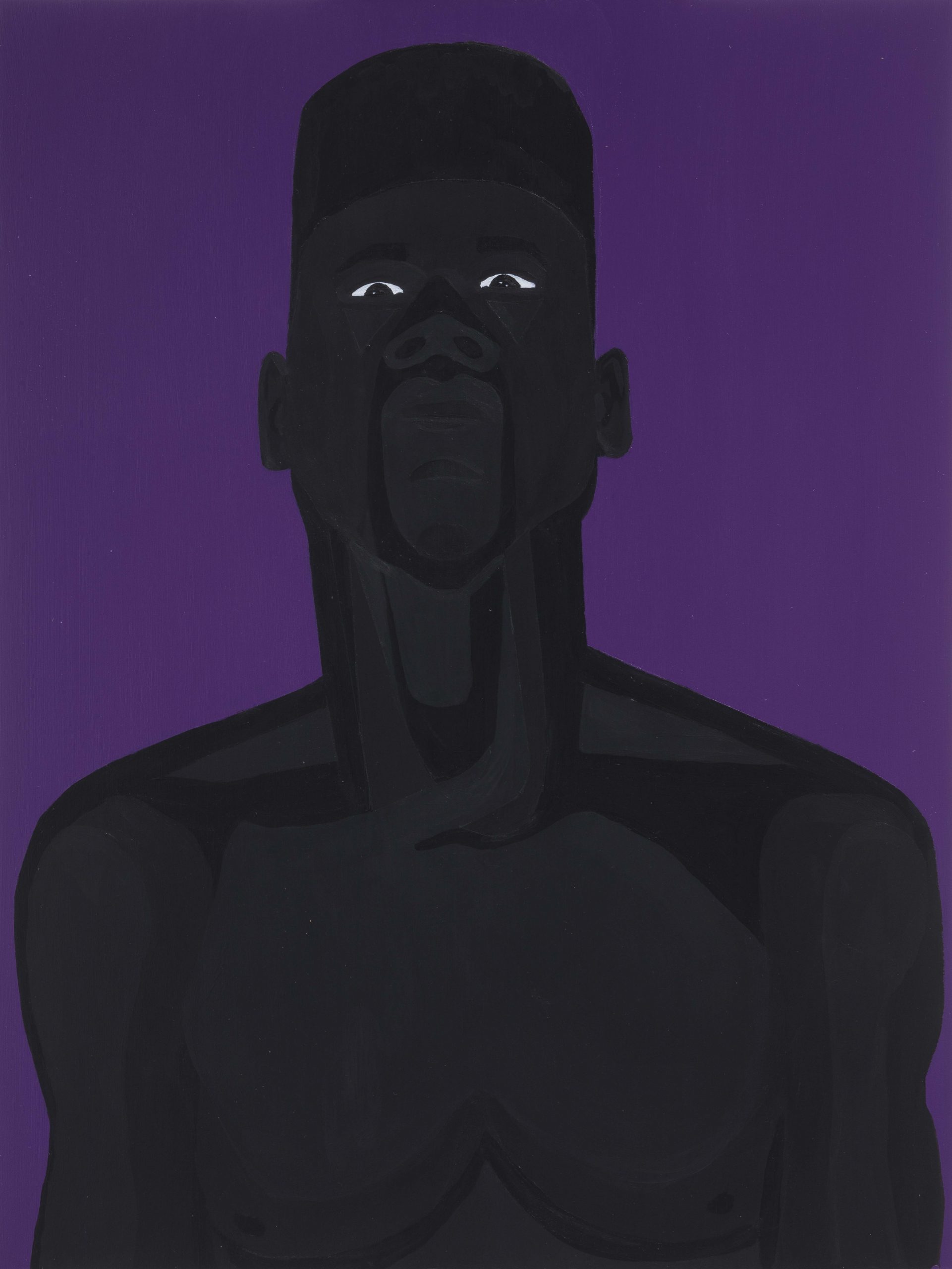 Jon Key. <em>The Man No. 9</em>, 2020. Acrylic on panel, 24 x 18 inches (61 x 45.7 cm)