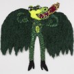Hannah Epstein.<em> Like a dragon unfurled its wings</em>, 2019. Wool, acrylic, polyester and burlap, 113 x 120 inches (287 x 304.8 cm) thumbnail