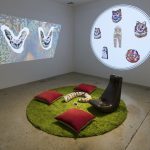 <em>Making Bets in a Burning House</em>, Installation view, Steve Turner, 2020