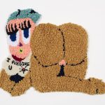 Hannah Epstein. <em>Forgive Without Apology</em>, 2019. Wool, acrylic and burlap, 23 x 27 inches  (58.4 x 68.6 cm)