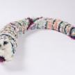 Hannah Epstein. <em>Soft Worm</em>, 2019. Wool, acrylic, burlap, polyfill and found toy parts, 7 x 6 x 56 inches (17.8 x 15.2 x 142.2 cm) thumbnail