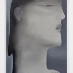 Jingze Du. <em>Standing by the Windowsill</em>, 2020. Oil on linen, 39 3/8 x 27 1/2 inches (100 x 70 cm)