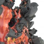 Kiyoshi Kaneshiro. <em>Fractured Vessel (41)</em>, 2020. Porcelain and glaze, 9 1/2 x 9 1/2 x 7 inches (24.1 x 24.1 x 17.8 cm) Detail