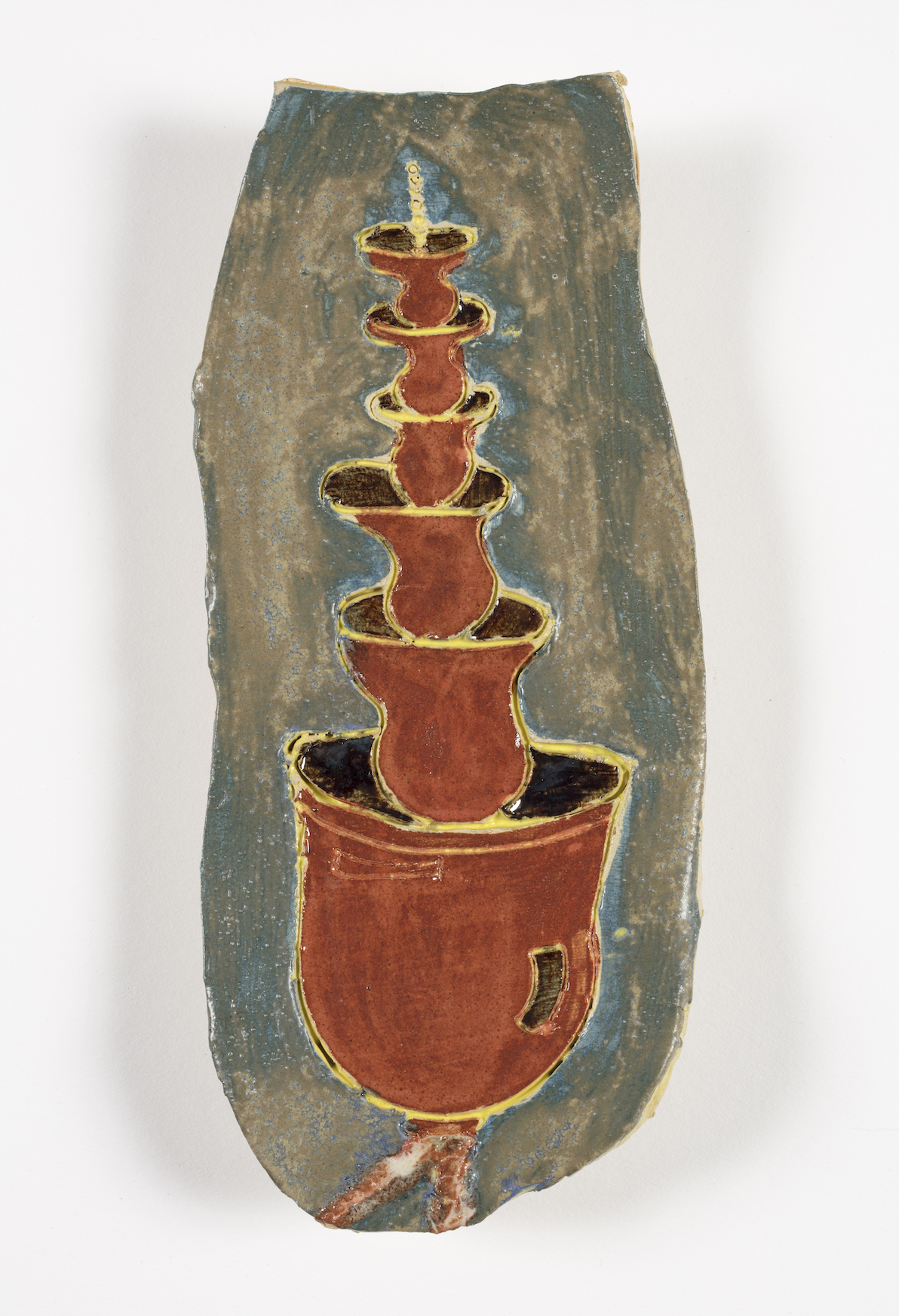 Kevin McNamee-Tweed.<em> Bells</em>, 2019. Glazed ceramic, 8 1/8 x 3 1/2 inches (20.6 x 8.9 cm) copy
