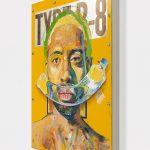 Yung Jake. <em>Untitled Self-Portrait 9</em>, 2020. Oil on found metal; powder-coated steel support, 19 x 14 inches  (48.3 x 35.6 cm)