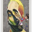Yung Jake. <em>Untitled Self-Portrait 1 (gerald)</em>, 2020. Oil on found metal; powder-coated steel support, 36 x 24 inches  (91.4 x 61 cm) thumbnail