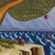 Siro Cugusi. <em>Forest I</em>, 2019. Oil on canvas, 74 3/4 x 112 1/4 inches (190 x 285 cm) Detail thumbnail