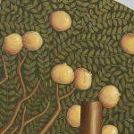 Siro Cugusi. <em>Forest II</em>, 2019. Oil on canvas, 74 3/4 x 112 1/4 inches (190 x 285 cm) Detail