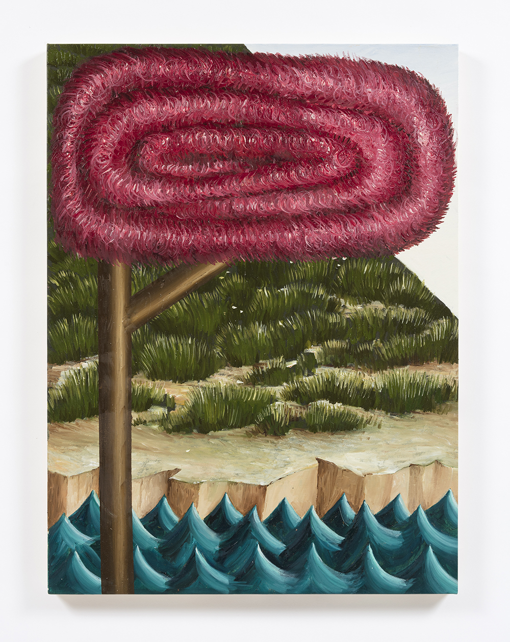 Siro Cugusi. <em>Forest XII</em>, 2019. Oil on canvas, 31 1/2 x 23 5/8inches (80 x 60 cm)