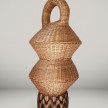 Eugenia Mendoza. <em>Basket Genealogy II</em>, 2020. Wicker and bronze, 63 x 27 1/2 x 27 1/2 inches (160 x 70 x 70 cm) thumbnail
