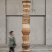 Eugenia Mendoza. <em>Column</em>, 2018. Wicker, 157 1/2 x 31 1/2 x 31 1/2 inches (400 x 80 x 80 cm) thumbnail