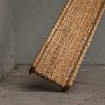 Eugenia Mendoza. <em>Beam</em>, 2018. Wicker and wood, 145 5/8 x 11 3/4 x 7 1/8 inches (370 x 30 x 18 cm) Detail