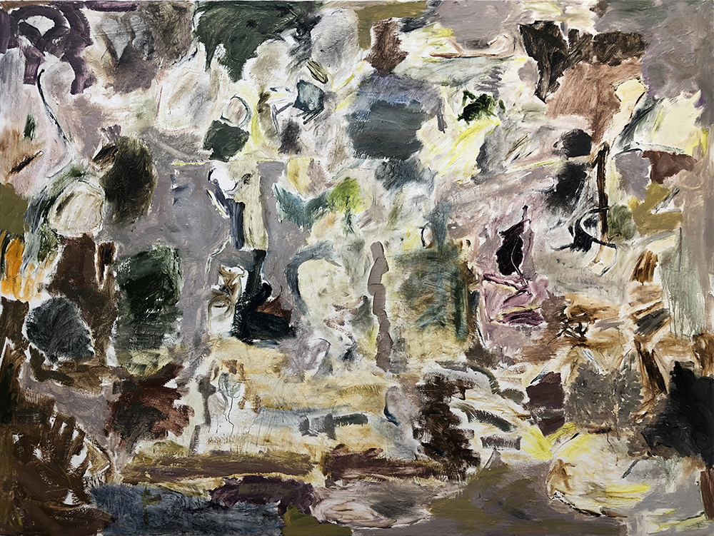 Joaquín Boz. <em>Untitled</em>, 2020. Oil on panel, 59 x 78 3/4 inches (150 x 200 cm)
