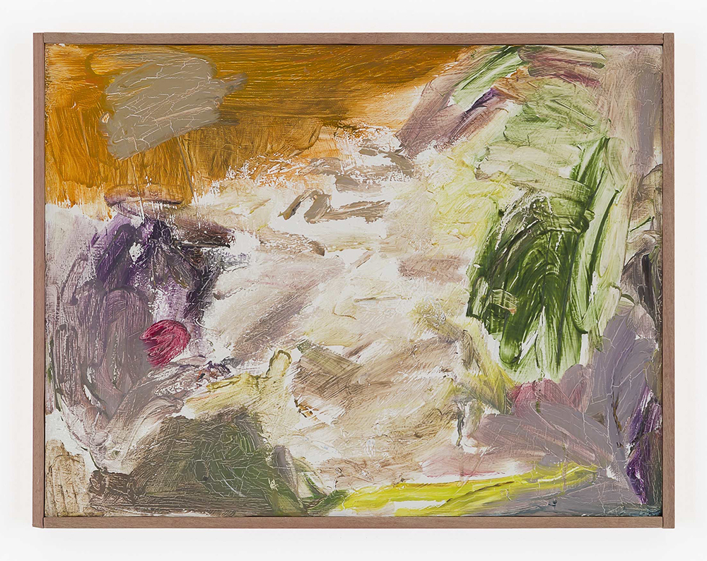 Joaquín Boz. <em>Untitled</em>, 2020. Oil on panel in artist's frame, 12 3/4 x 16 3/4 inches (32.5 x 42.7 cm)
