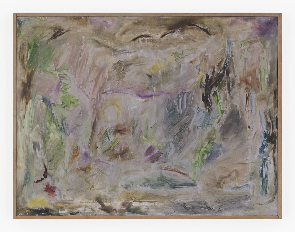 Joaquín Boz. <em>Untitled</em>, 2020. Oil on panel in artist's frame, 17 1/4 x 22 5/8 inches (43.7 x 57.5 cm)