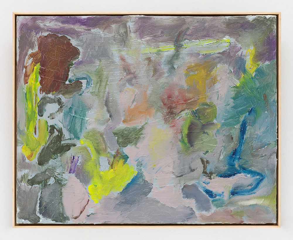 Joaquín Boz. <em>Untitled</em>, 2020. Oil on panel, 13 x 16 3/8 inches (33.1 x 41.6 cm)