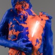 <em>Untitled</em>, 2017. Neon, metal and polyurethane foam, 86 x 24 x 24 inches (218.4 x 61 x 61 cm) Detail thumbnail