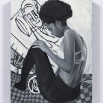 Brittany Tucker. <em>Nightmare 2</em>, 2020. Oil on panel, 15 3/4 x 11 3/4 inches (40 x 30 cm)