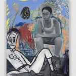 Brittany Tucker. <em>Composition 1</em>, 2020. Oil on canvas, 39 3/8 x 31 1/2 inches (100 x 80 cm)