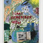 Brittany Tucker. <em>I Can’t Remember How</em>, 2020. Oil, oil stick and inkjet print on canvas, 31 1/2 x 23 5/8 inches (80 x 60 cm)