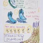 Brittany Tucker. <em>I Want For Nothing</em>, 2020. Pastel and ink on paper, 23 3/8 x 16 1/2 inches (59.4 x 42 cm)