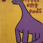 David Leggett. <em>Who that is?</em>, 2020. Acrylic and felt on canvas, 12 x 9 inches (30.5 x 22.9 cm)