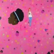 David Leggett. <em>Mmhmm</em>, 2017. Acrylic, spray paint and collage on canvas, 84 x 84 inches (213.4 x 213.4 cm) thumbnail