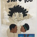 David Leggett. <em>Why you really mad?</em>, 2020. Acrylic, screen print, watercolor, ink, color pencil, rubber stamp, coffee and collage on paper, 20 x 16 inches (50.8 x 40.6 cm)