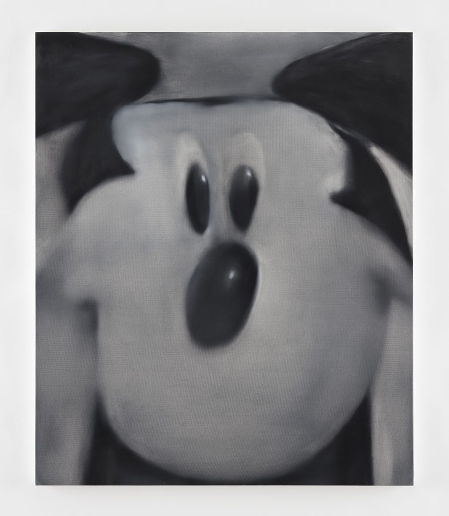 Jingze, Du Mickey 2, 2020 Oil on canvas 47 1/4 x 39 3/8 inches (120 x 100 cm)