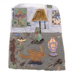 Kevin McNamee-Tweed. <em>Lud Sanza (Vicky And Al’s Place)</em>, 2020. Glazed ceramic, 9 1/8 x 7 7/8 inches (23.2 x 20 cm)