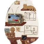 Kevin McNamee-Tweed. <em>Petrarcha</em>, 2020. Glazed ceramic, 12 x 8 3/4 inches (30.5 x 22.2 cm)