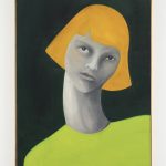 Rebecca Brodskis. <em>Masha</em>, 2020. Oil on linen, 31 7/8 x 23 5/8 inches (81 x 60 cm)