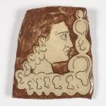 Ear Thot, 2019 Glazed ceramic 10 1/2 x 8 1/2 inches  (26.7 x 21.6 cm)