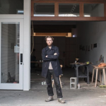 McNamee-Tweed in front of his studio