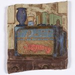 Lobster TV, 2020 Glazed ceramic 7 1/2 x 6 1/4 inches  (19.1 x 15.9 cm)