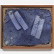 Aryana Minai. <em>Echo VI</em>, 2020. Dyed handmade paper in artist frame, 16 x 19 1/2 inches (40.6 x 49.5 cm) thumbnail