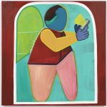 Gabby Rosenberg. <i>Habitual</i>, 2020. Acrylic on canvas, 36 x 36 inches (91.4 x 91.4 cm)