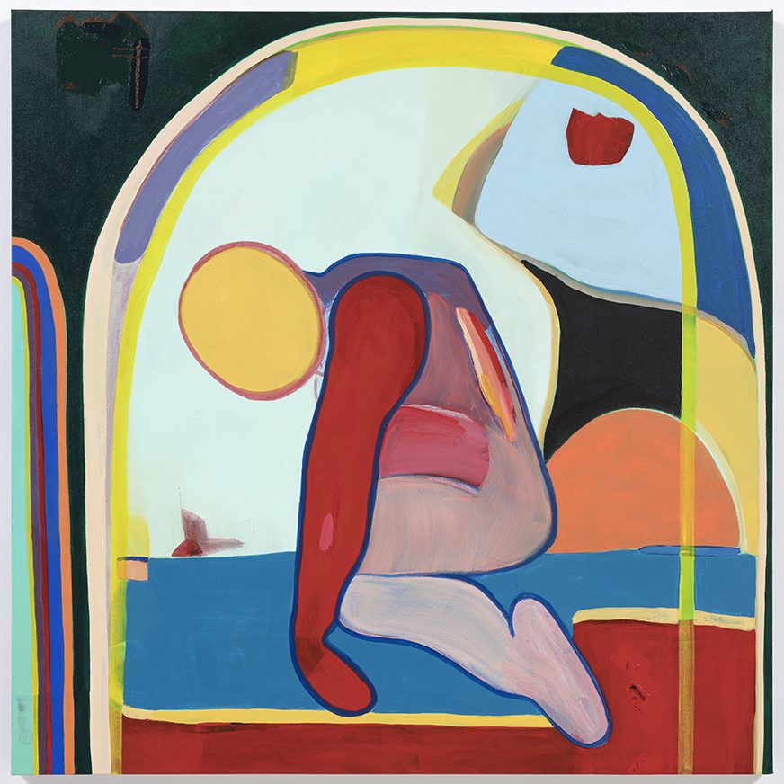 Gabby Rosenberg. <i>Horizons</i>, 2020. Acrylic on canvas, 36 x 36 inches (91.4 x 91.4 cm)