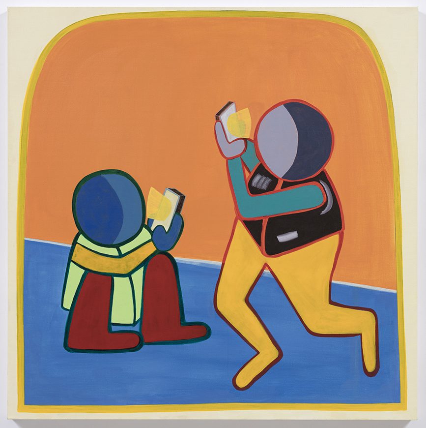 Gabby Rosenberg. <em>Together</em>, 2020. Acrylic on canvas, 36 x 36 inches (91.4 x 91.4 cm)