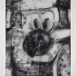 Jingze Du. <em>Mickey 3</em>, 2020. Acrylic on linen, 59 x 47 1/4 inches (150 x 120 cm)