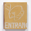 Kevin McNamee-Tweed. <em>Entrance</em>, 2020. Acrylic and pencil on canvas on wood, 10 x 9 inches (25.4 x 22.9 cm) thumbnail