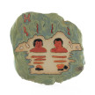 Kevin McNamee-Tweed. <em>Hot Springs</em>, 2020. Acrylic on glazed ceramic, 7 x 7 inches (17.8 x 17.8 cm) thumbnail