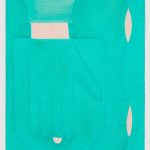 Ellie MacGarry. <em>Pocket (Green)</em>, 2021. Oil on herringbone linen, 10 x 8 inches (25.4 x 20.3 cm)