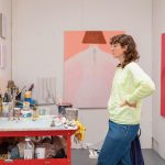 Ellie MacGarry in her studio, 2021
